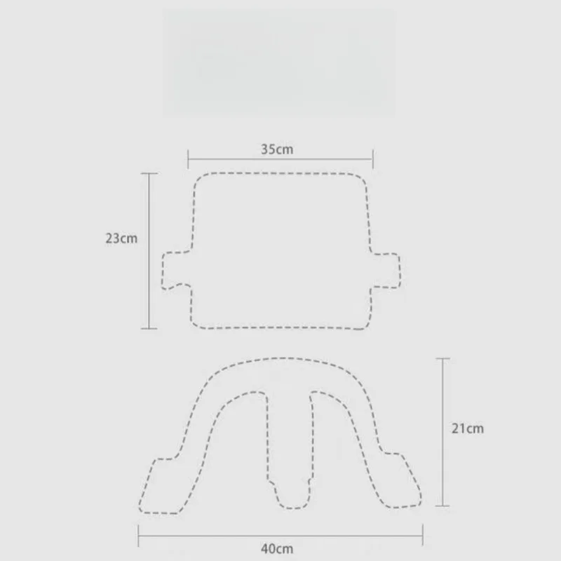 Portable Highchair Safety Plastics Backrest Accessories Baby Chair Dining Chair Accessories Baby Multi-function Solid Chair