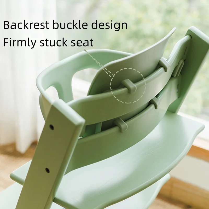Portable Highchair Safety Plastics Backrest Accessories Baby Chair Dining Chair Accessories Baby Multi-function Solid Chair