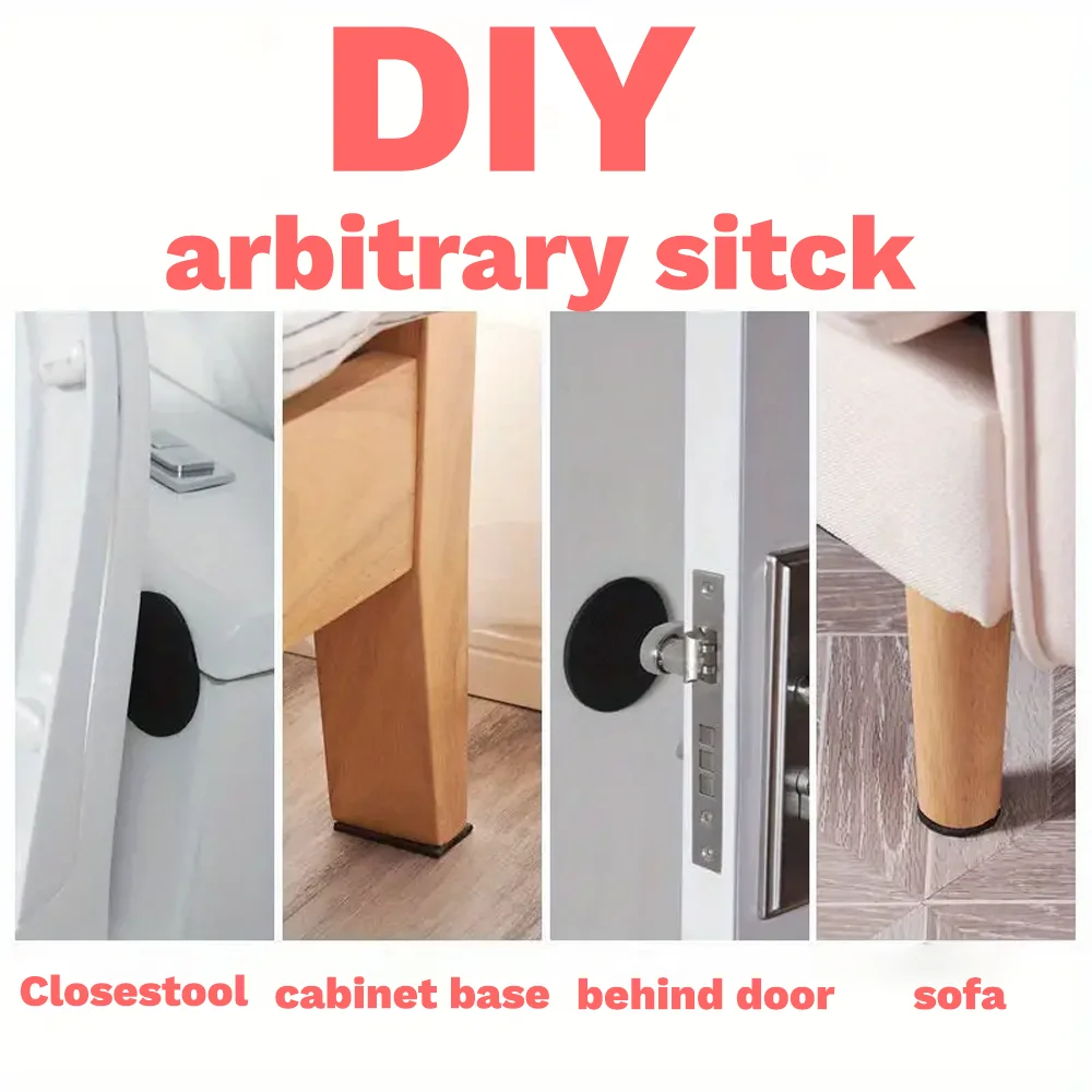 Self Adhesive Furniture Leg Feet Protector Pad Chair Leg Pad Anti-Skid Scratch Resistant Furniture Feet Floor Protector Pads DIY