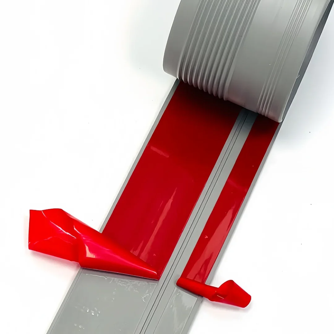 1 Roll 2m/78.74in Stair Edge Protector Non-slip Stair Nose Edging Self-Adhesive PVC Stair Edge Trim L-Shape Waterproof Step Edge