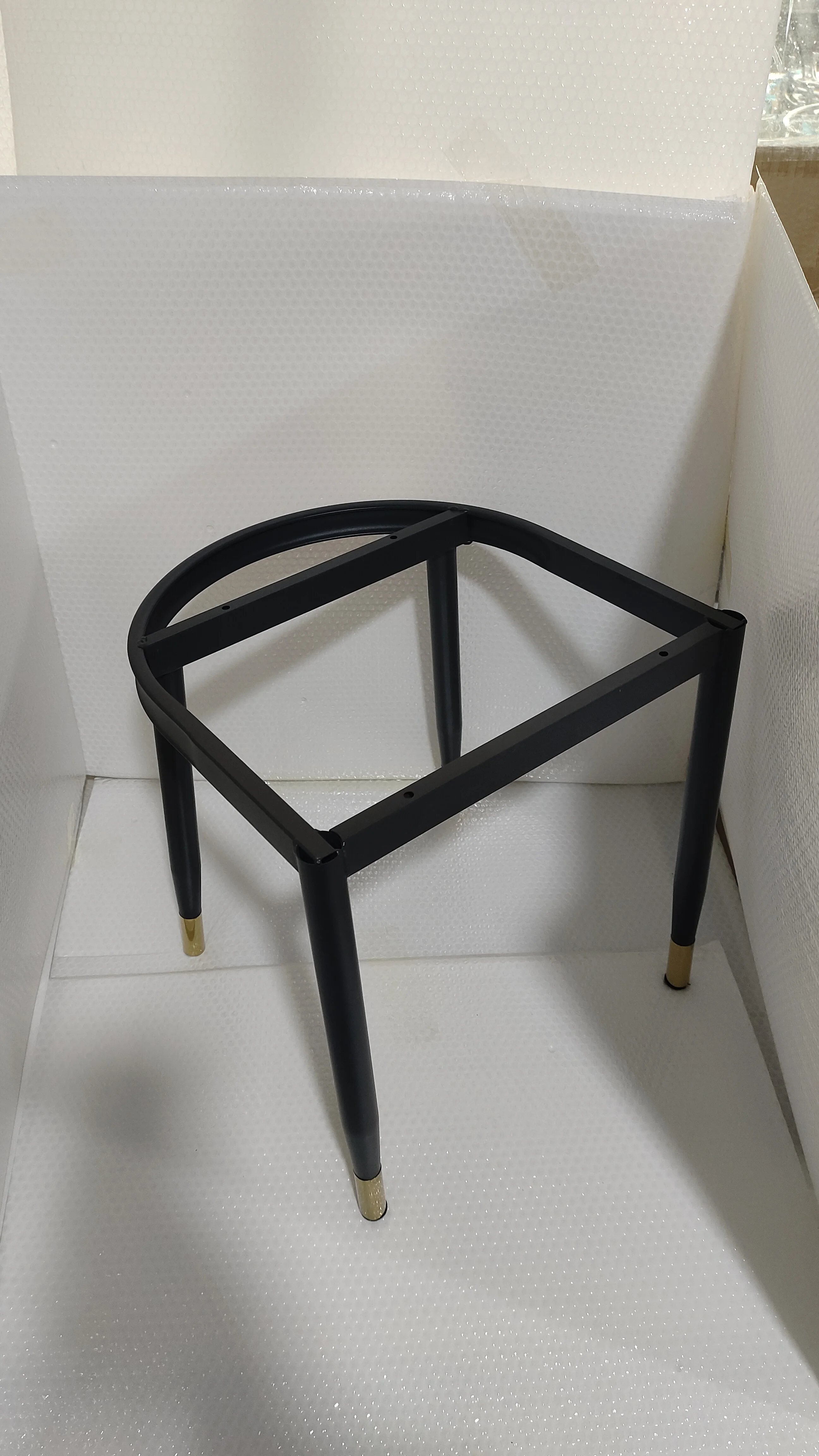 Heavy Duty Chair Legs Industrial Wrought Iron Stool Replacement Legs Square Support Base for Chair Support Frame Accessories
