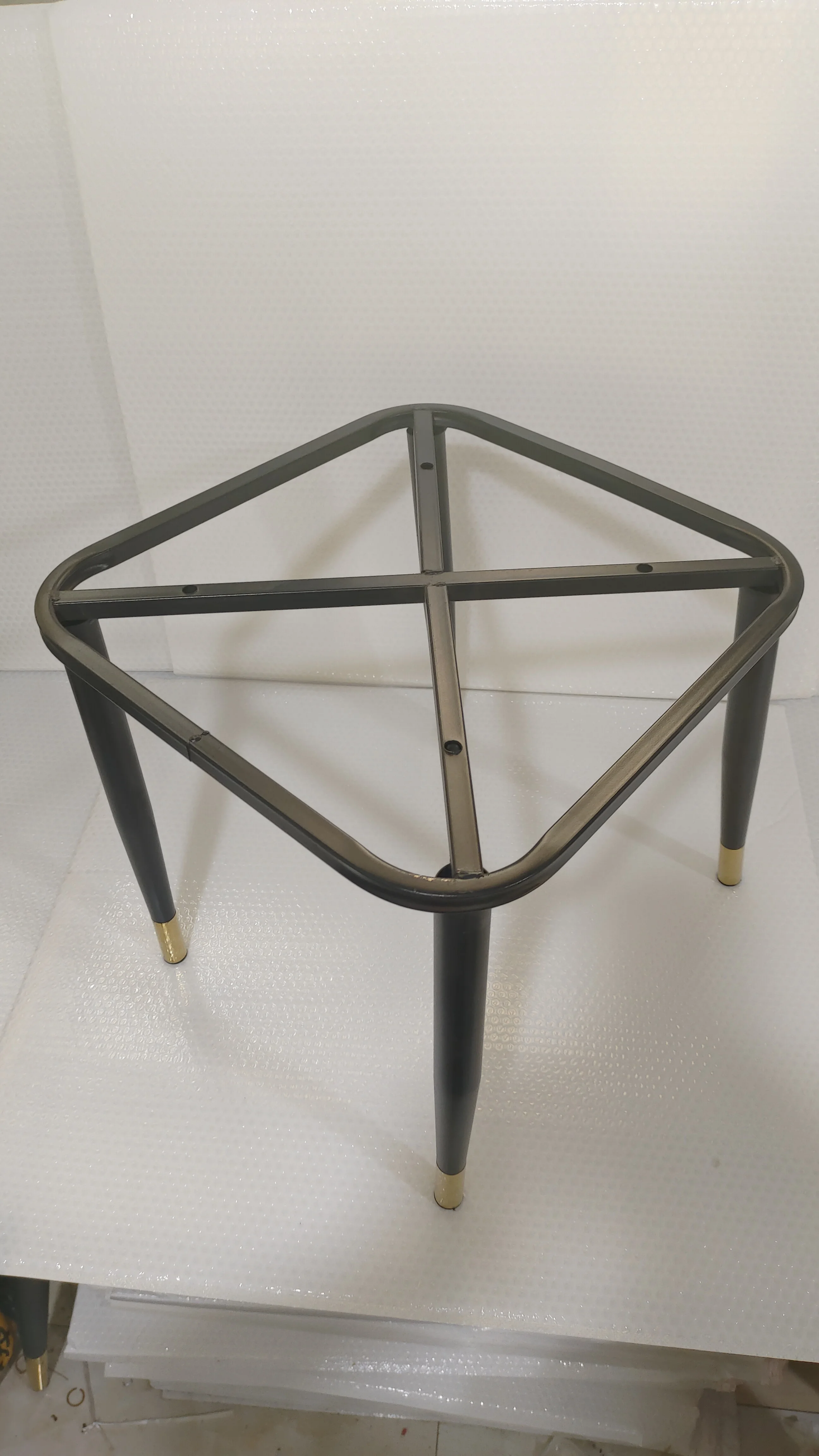 Heavy Duty Chair Legs Industrial Wrought Iron Stool Replacement Legs Square Support Base for Chair Support Frame Accessories