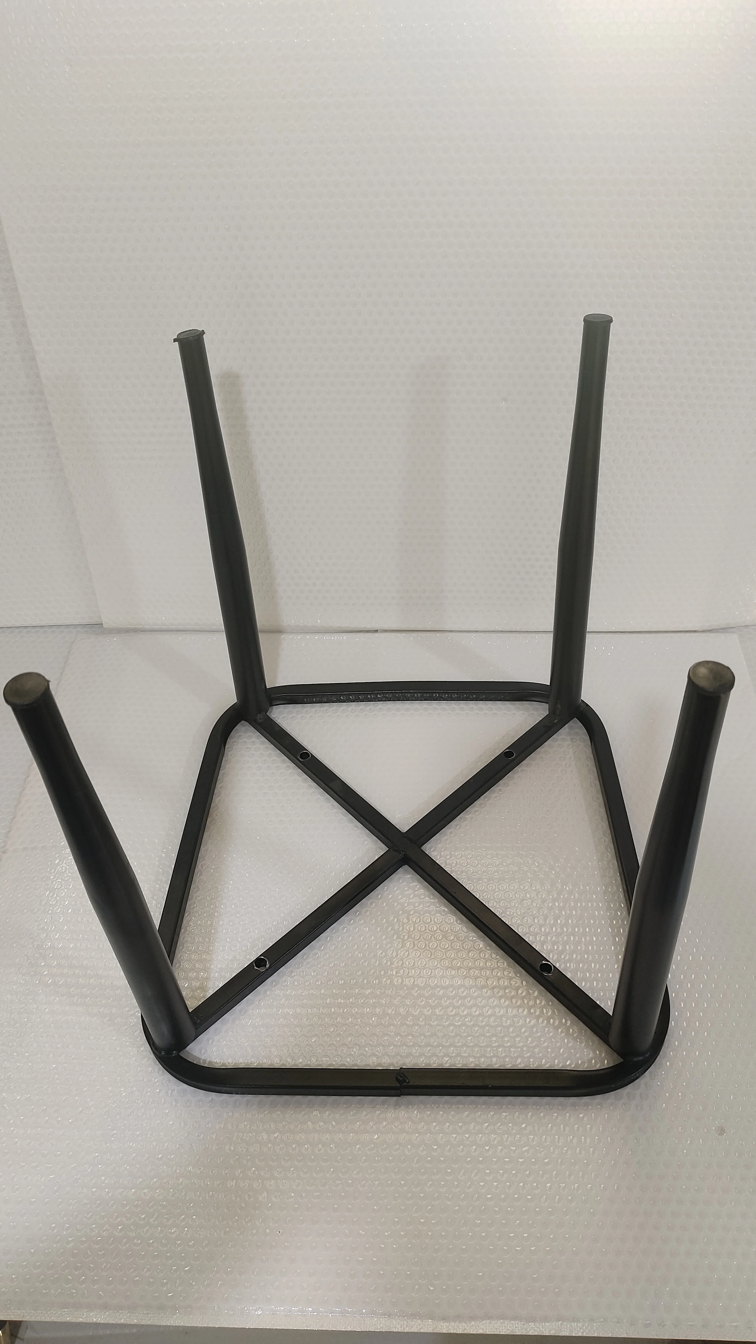 Heavy Duty Chair Legs Industrial Wrought Iron Stool Replacement Legs Square Support Base for Chair Support Frame Accessories