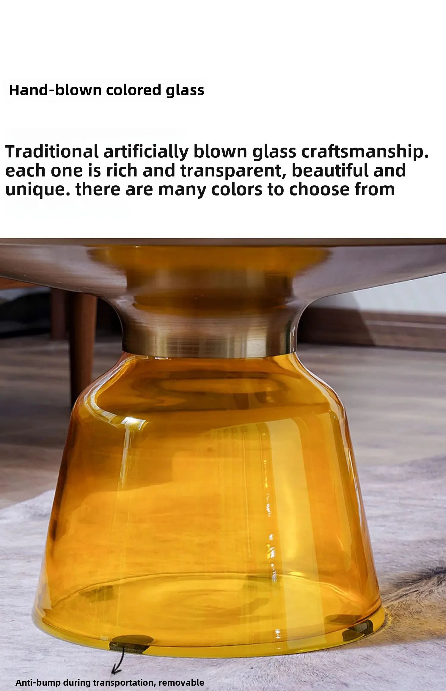 Nordic Living Room Household Tempered Glass Sofa Light Luxury Coffee Table Combination Colorful Round Creative Storage Tables