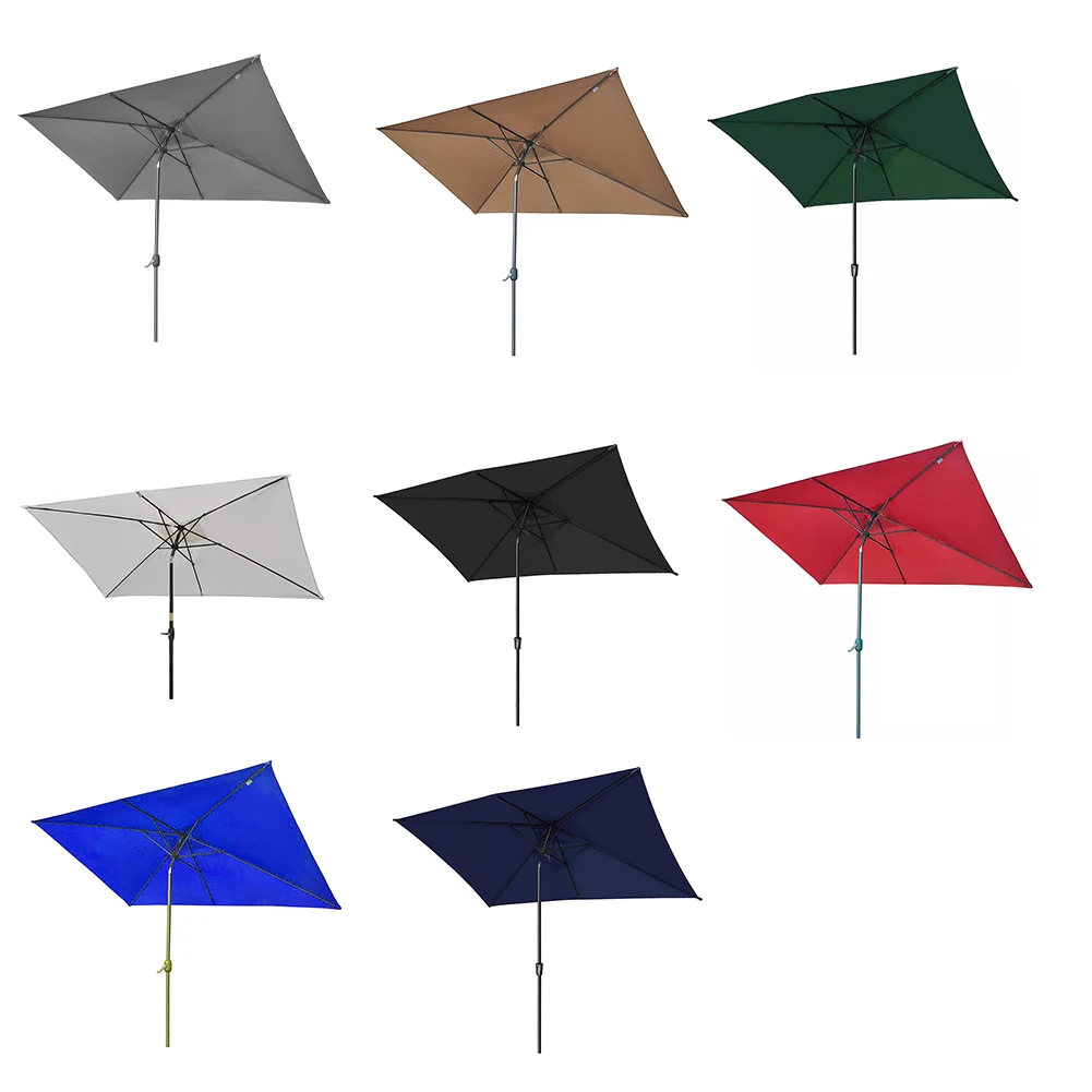 Outdoor Gatherings Garden Parasol Large Umbrella Cover Beach Umbrella Sun shade Replacement Cover Sun Protection Without Frame