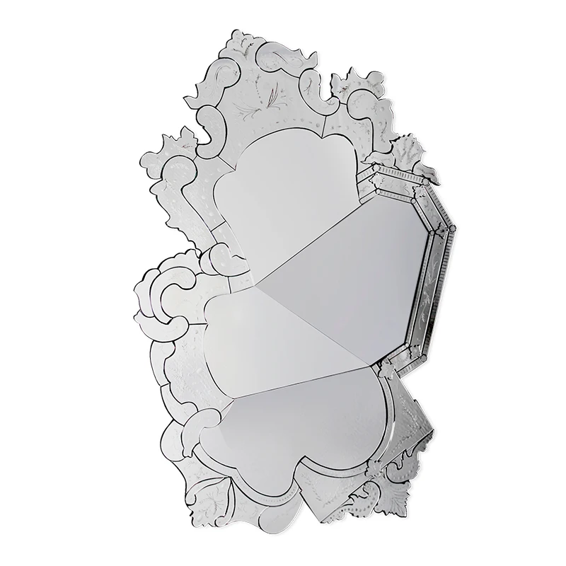 European Dressing Mirror Minimalist Hanging Funky Abnormity Design Mirror Irregular High End Design Spiegel Wand Home Products