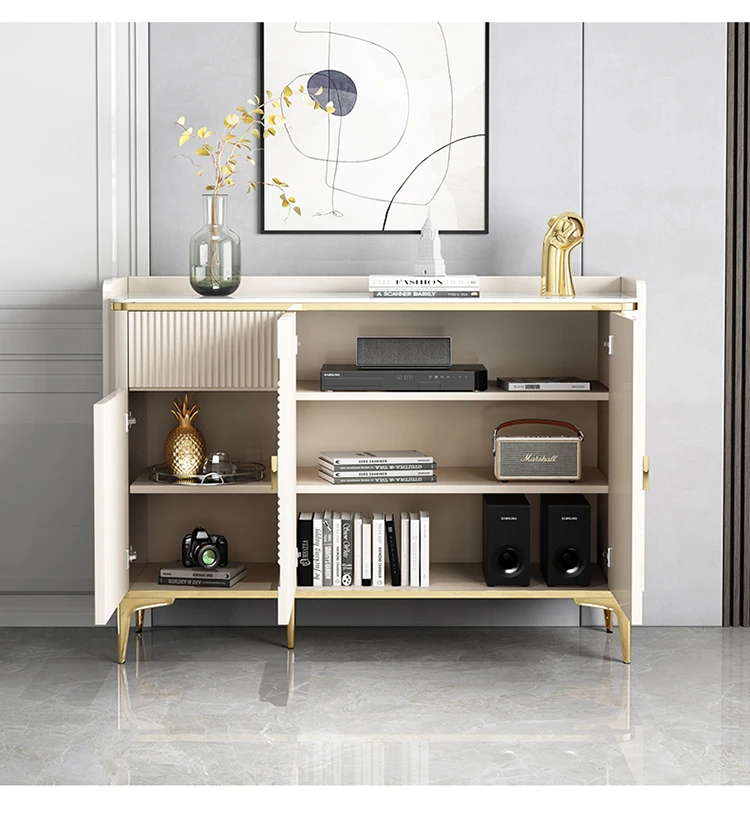 Large Household Living Room Cabinets European Metal Legs Glam Luxury Living Room Cabinets Nordic Modern Szafka Vintage Furniture