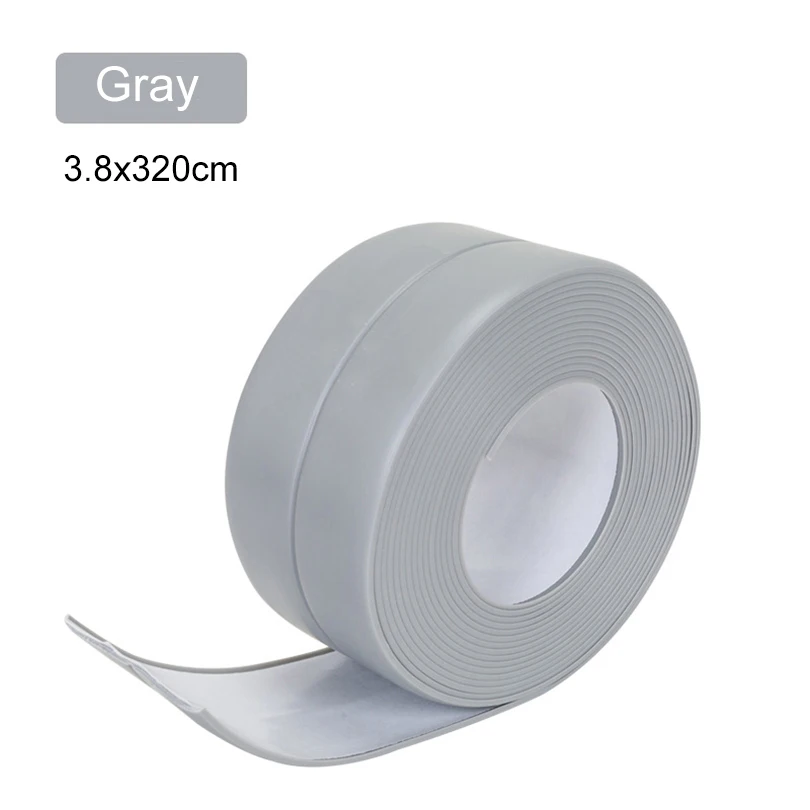 Hot Melt Adhesive Melamine Edge Banding 3m Flexible Veneer Edging for Plywood Table Tools / Cabinet ,Tub and Wall Sealing Tape