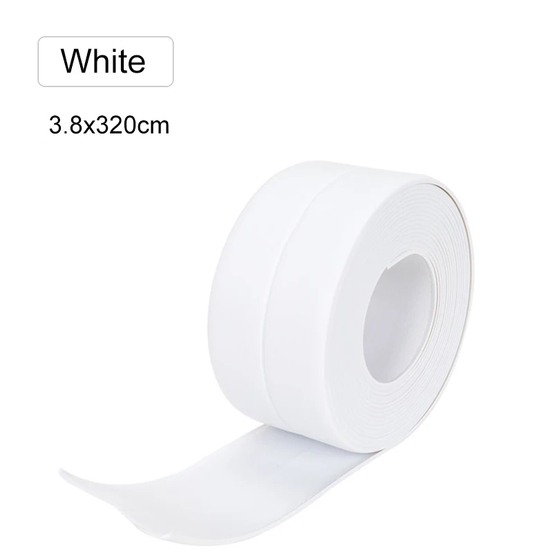 Hot Melt Adhesive Melamine Edge Banding 3m Flexible Veneer Edging for Plywood Table Tools / Cabinet ,Tub and Wall Sealing Tape