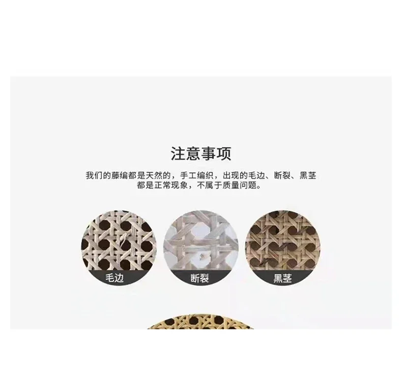 Wooden Furniture Coffee Tables Living Room Furniture Sofa Side Table Rattan Weaving Bedside Table Bedroom Small Storage Cabinet