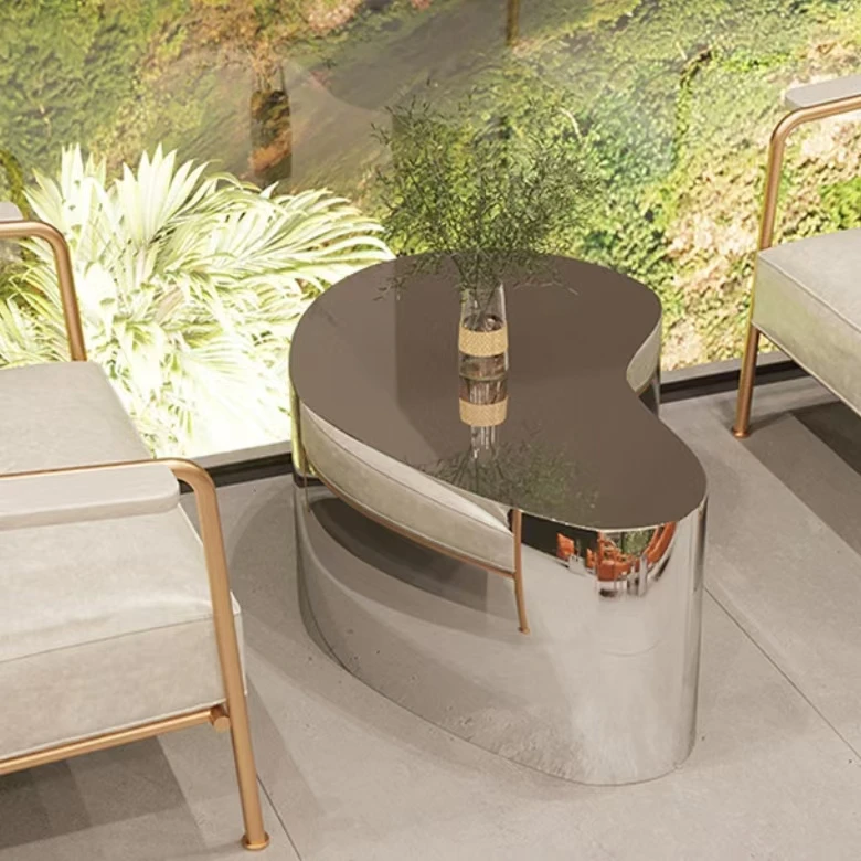 Metal Luxury Coffee Table Decoration Living Room Designer Side Table Moving Standing Nordic Couchtisch Lounge Suite Furniture