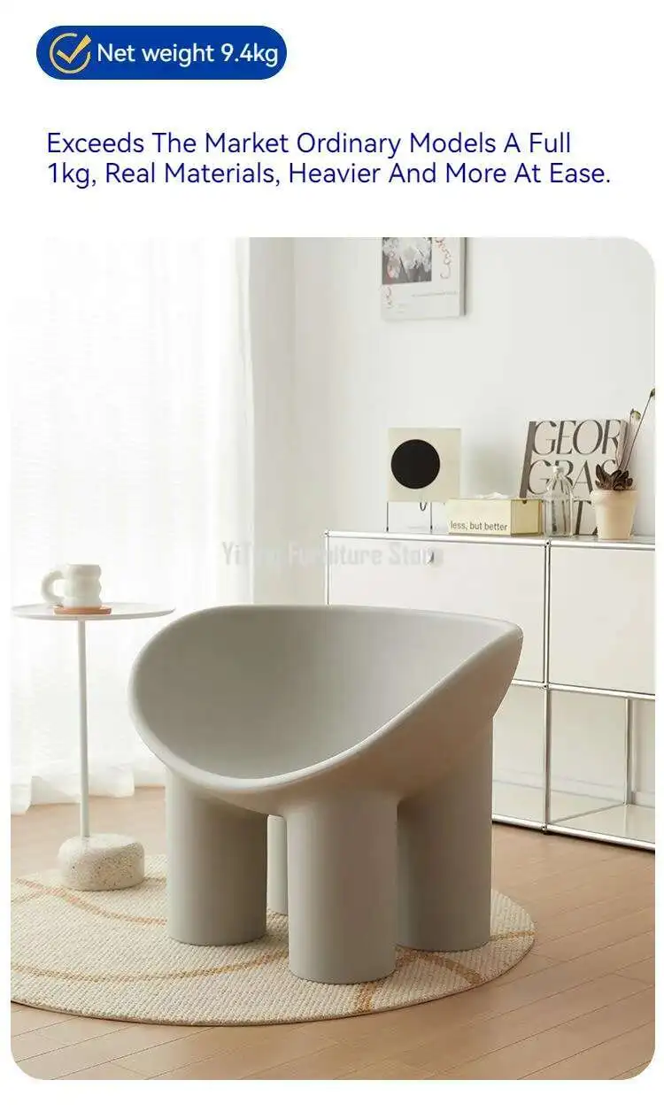 Roly Poly Chair Modern Sofa Nordic Living Room Chairs Lounge Salon Lazy Ergonomic Relax Designer Luxury Chaise Home Furniture
