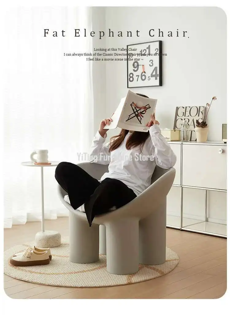 Roly Poly Chair Modern Sofa Nordic Living Room Chairs Lounge Salon Lazy Ergonomic Relax Designer Luxury Chaise Home Furniture