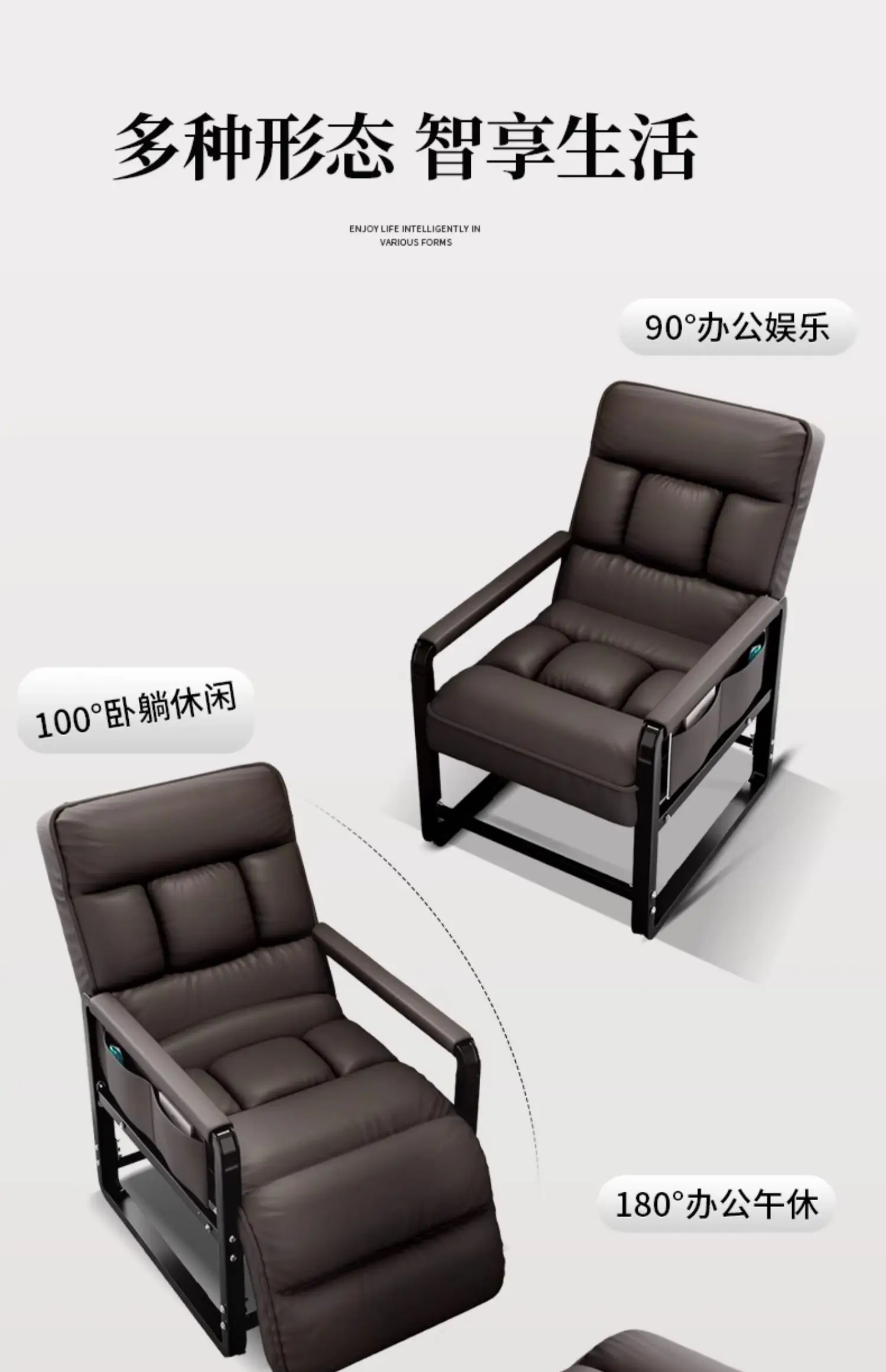 Office Nap Folding Lounge Chair Home Computer Chair Lazy Sofa Игровое Кресло Для Пк Gaming Office Ergonomic Computer Desk