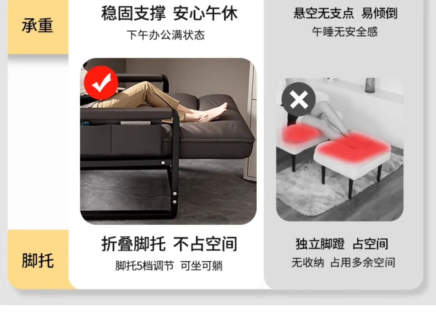 Office Nap Folding Lounge Chair Home Computer Chair Lazy Sofa Игровое Кресло Для Пк Gaming Office Ergonomic Computer Desk