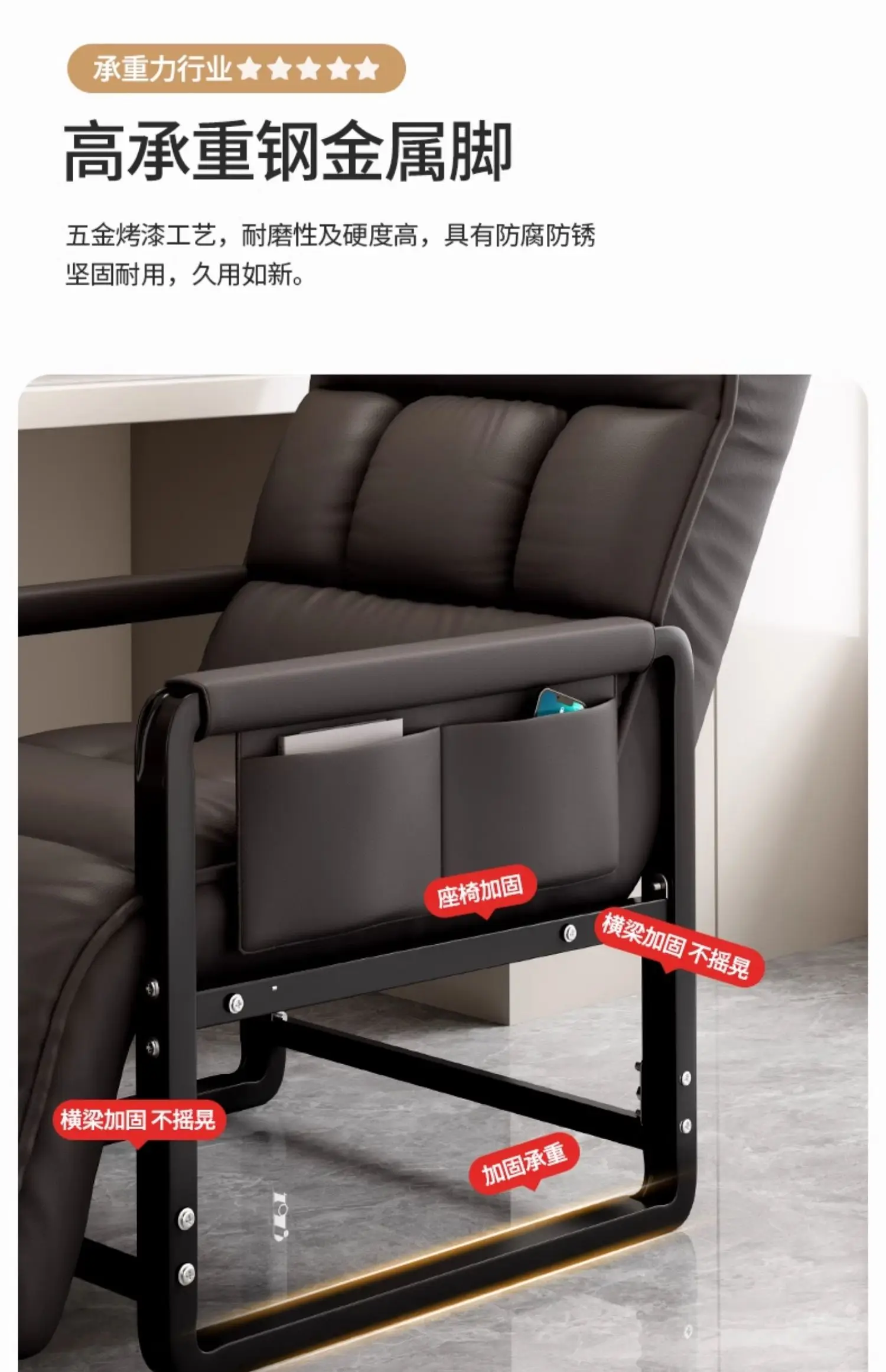 Office Nap Folding Lounge Chair Home Computer Chair Lazy Sofa Игровое Кресло Для Пк Gaming Office Ergonomic Computer Desk