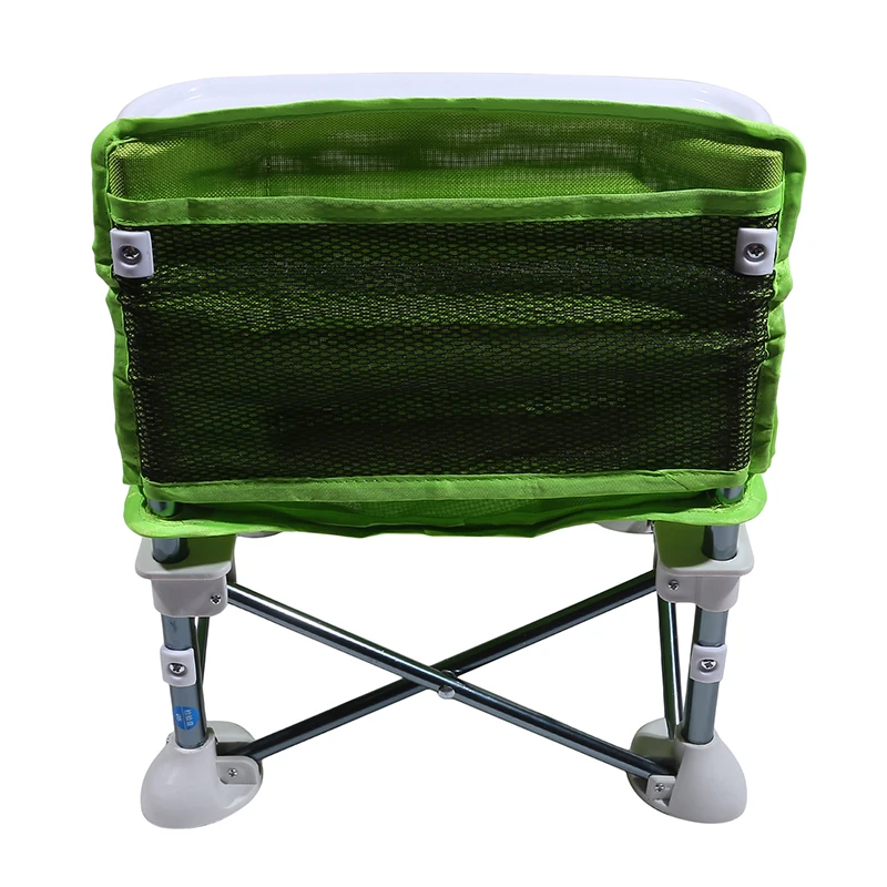 Baby Foldable Portable Dining Chair With Plate Seat Belt Children's Beach Chair Camping Child Comfortable Feeding Seat Baby