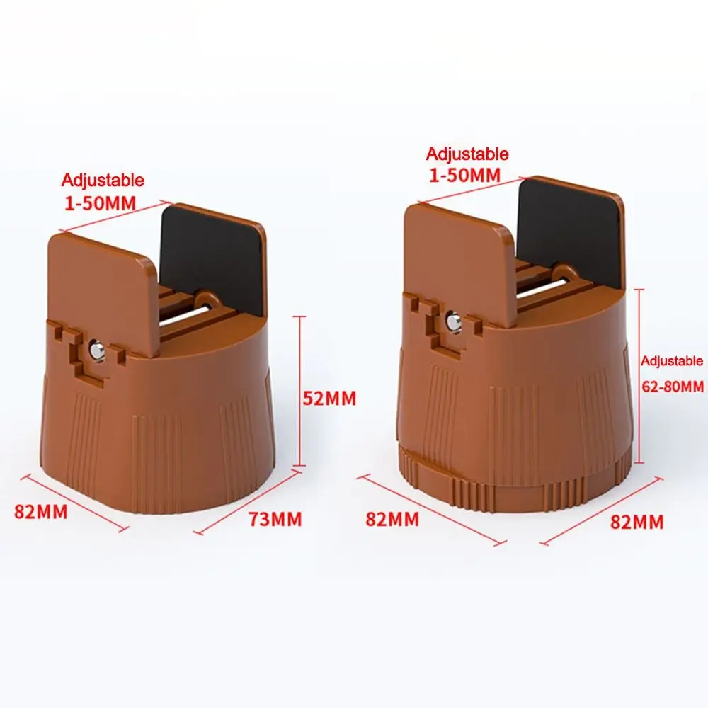 Adjustable Furniture Feet Leg Lift Extra Raisers Height Non-slip Pads For Table Couch Chair Cabinet Washing Machine Bed Sofa
