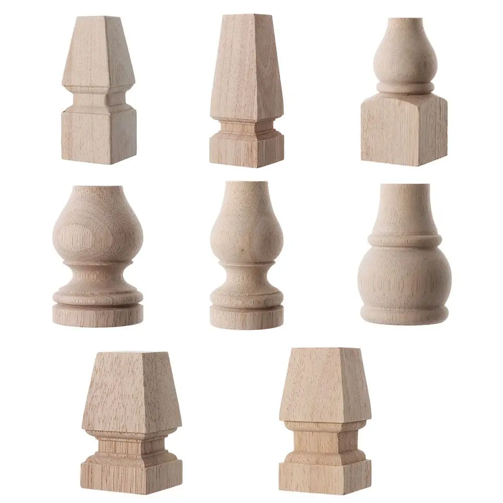 1Pc Natural Wood Furniture Legs Feet Speaker Cabinet Bed Table Box Chair Replacement Feet Furniture Parts Home Decoration Crafts