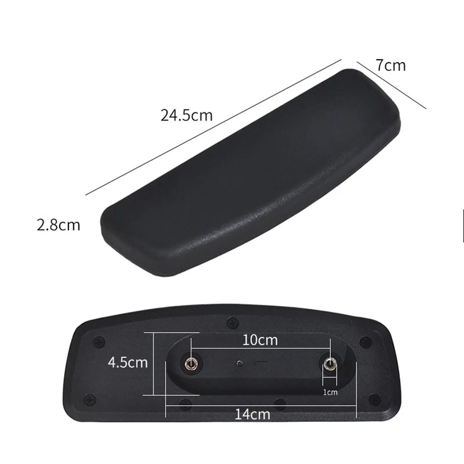 2Pcs Chair Replacement Arm Pads Chair Armrest Arms Support Cushion Pad Universal for Office Reading Chair Accessories