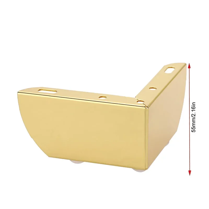 4Pcs Modern Metal Furniture Sofa Cabinet Legs Mounting DIY Replacement Legs Set Furniture Cabinet Foot Legs Sofa Bed Table Feet