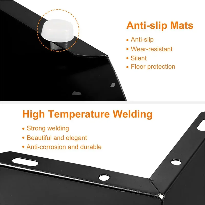 4Pcs Modern Metal Furniture Sofa Cabinet Legs Mounting DIY Replacement Legs Set Furniture Cabinet Foot Legs Sofa Bed Table Feet