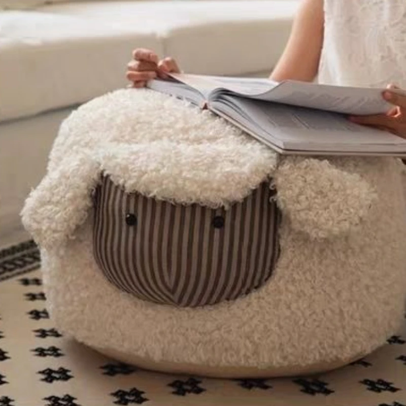 Living Room Ottomans Mobile Stools Bedroom Luxury Portable Animals Footstool Household Multifunctional Shoe Changing Stool