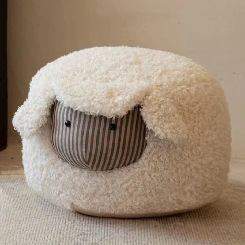 Living Room Ottomans Mobile Stools Bedroom Luxury Portable Animals Footstool Household Multifunctional Shoe Changing Stool