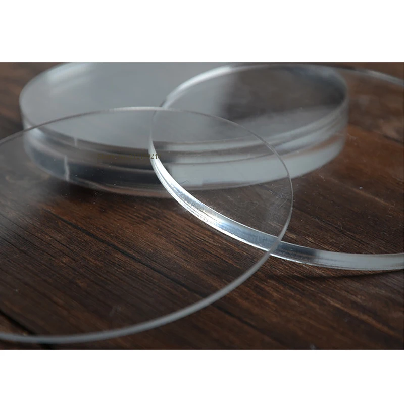 1mm~10mm THICK Transparent acrylic disc organic glass round Sheet PMMA clear DIY material