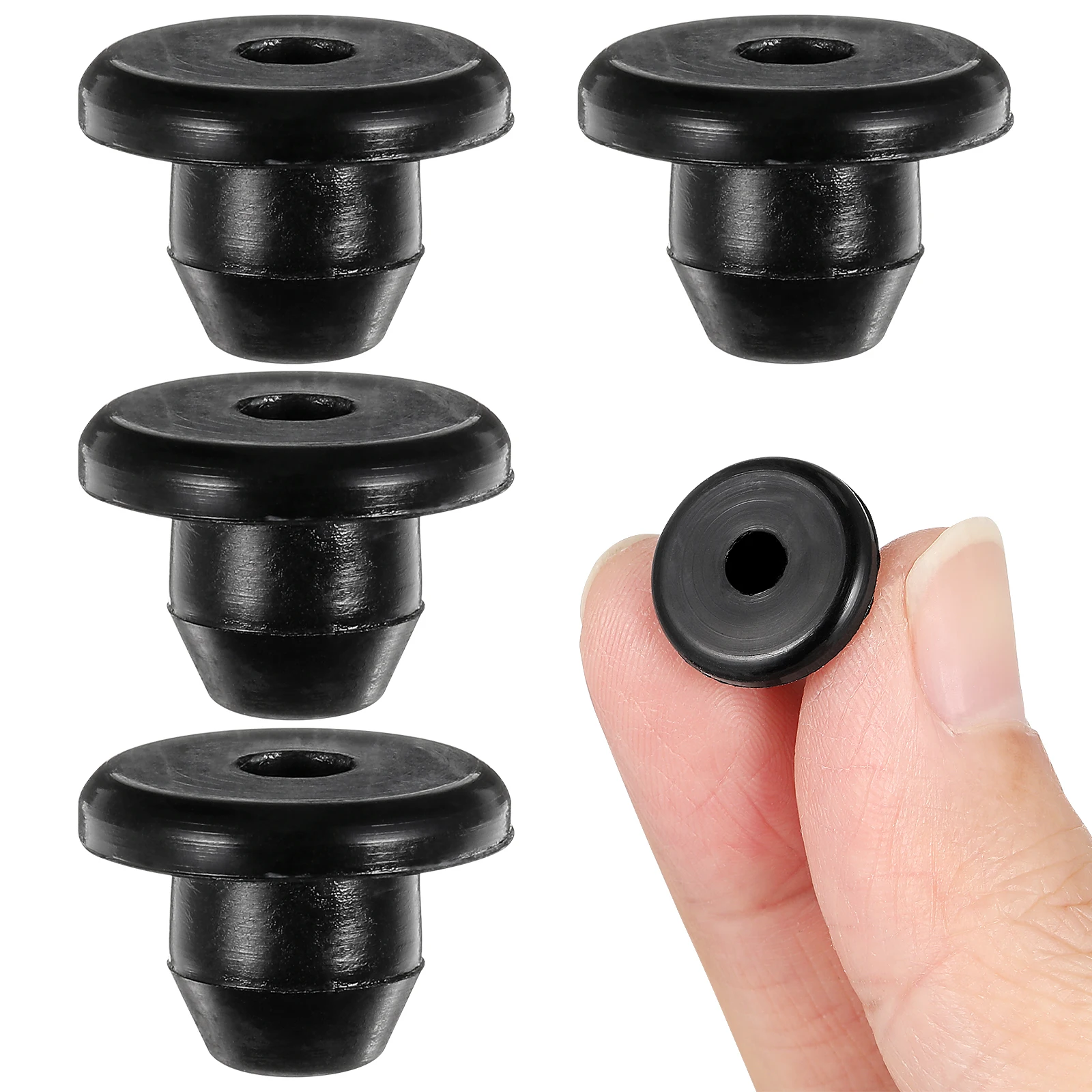 5Pcs Oil Clogged Rubber Plug Leak Floor Jack Filler Hydraulic Drain Jacks Cars Horizontal Plugs Trolley Rubber Jack Plugs