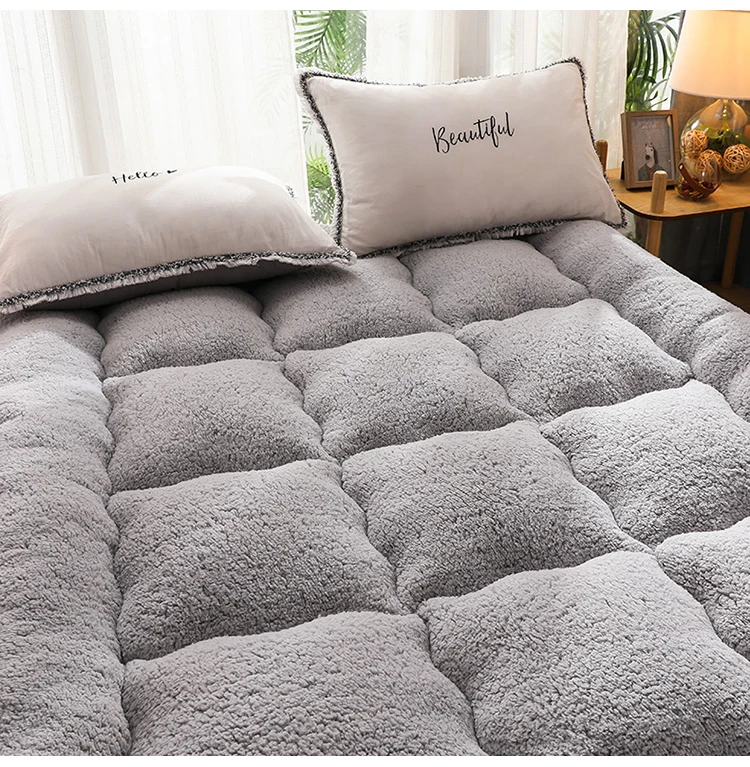 Winter Thickened Warm Mattress Upholstery High Quality Household Pad Tatami Floor Mat Student Dormitory Lamb Cashmere Mattresses