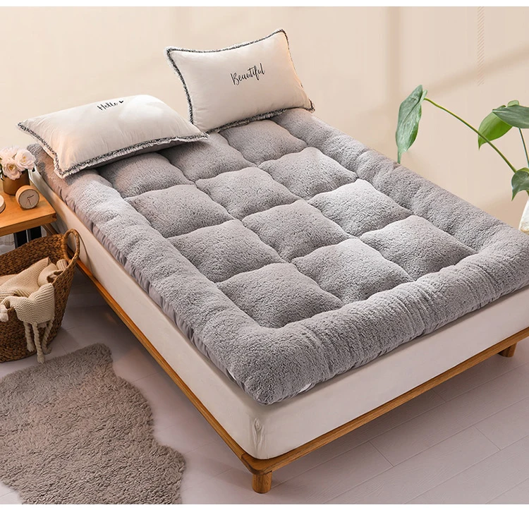 Winter Thickened Warm Mattress Upholstery High Quality Household Pad Tatami Floor Mat Student Dormitory Lamb Cashmere Mattresses