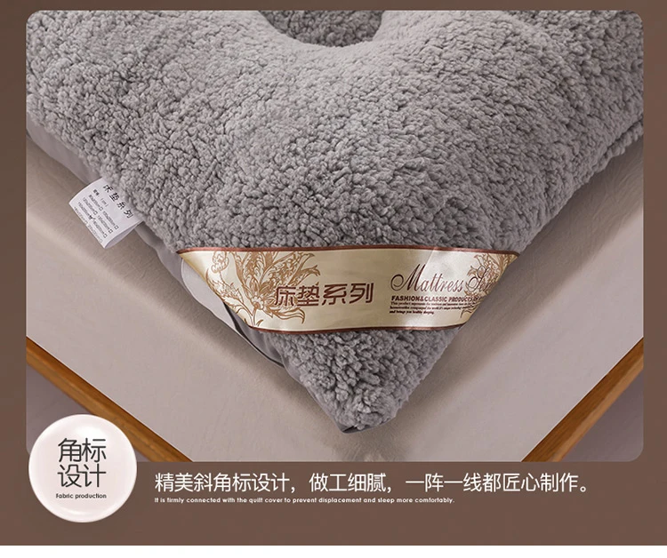 Winter Thickened Warm Mattress Upholstery High Quality Household Pad Tatami Floor Mat Student Dormitory Lamb Cashmere Mattresses