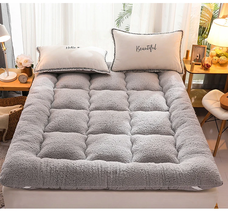 Winter Thickened Warm Mattress Upholstery High Quality Household Pad Tatami Floor Mat Student Dormitory Lamb Cashmere Mattresses