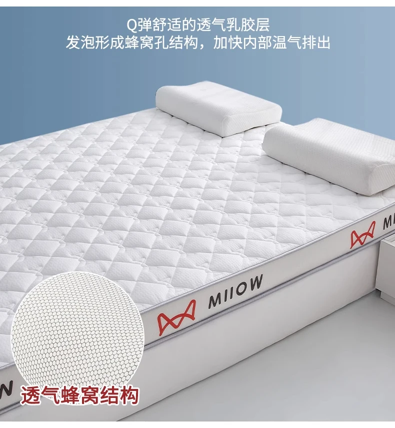 Thai Latex Filling Tatami Mat High Grade Thicken 4/7cm Sponge Mattress Twin King Queen Size Keep Warm Winter Bed Cover Cushion