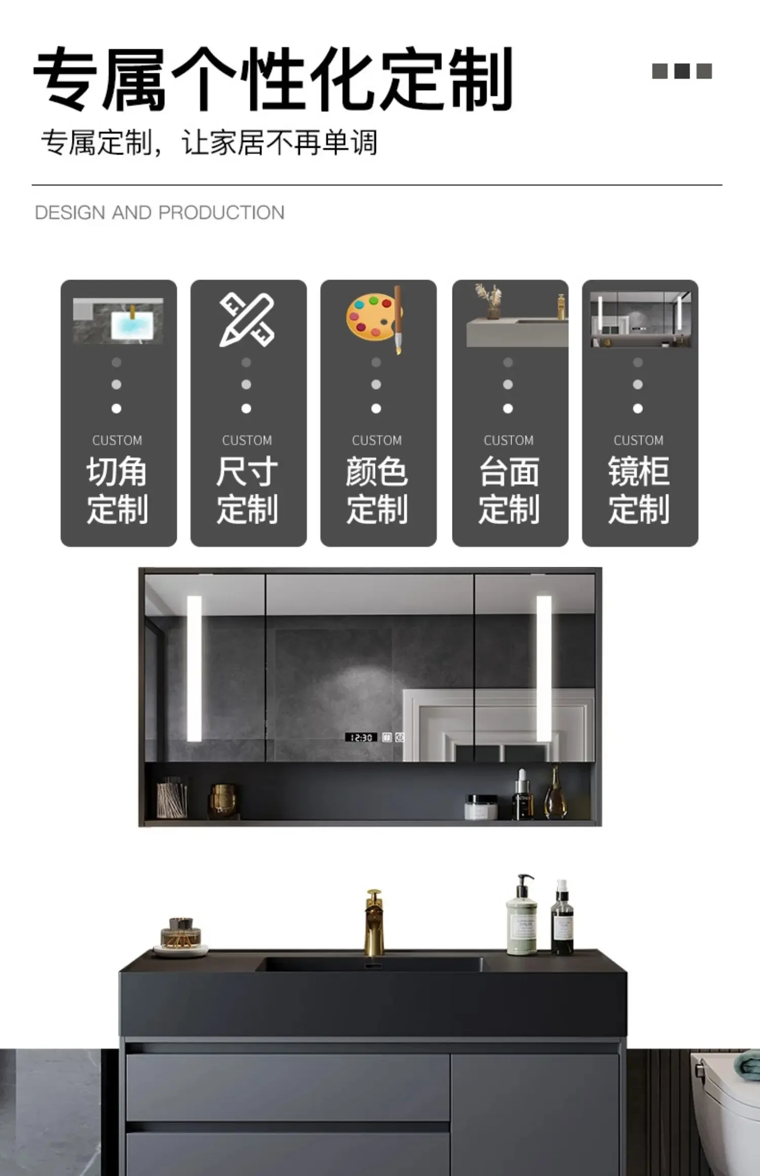 Wooden Organizer Bathroom Cabinets Wall Mounted Luxury Organiser Bathroom Cabinets Storage Mirror Armario De Banheiro Furniture