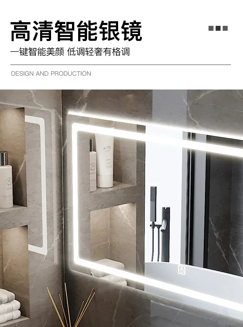 Wooden Organizer Bathroom Cabinets Wall Mounted Luxury Organiser Bathroom Cabinets Storage Mirror Armario De Banheiro Furniture