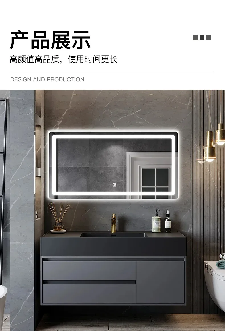 Wooden Organizer Bathroom Cabinets Wall Mounted Luxury Organiser Bathroom Cabinets Storage Mirror Armario De Banheiro Furniture