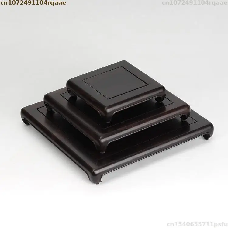 Premium Wooden Desktop Bonsai Shelf | Miniature Plant Stand & Tea Set Pedestal Flowerpot Holder for Home/Office