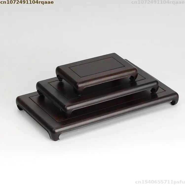 Premium Wooden Desktop Bonsai Shelf | Miniature Plant Stand & Tea Set Pedestal Flowerpot Holder for Home/Office