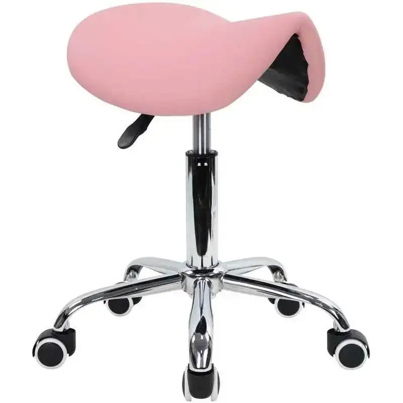 Spinning Manicurist Cosmetology Shop Technician Foot Lift Saddle Stool Dental Saddle Stool Chair Beauty Institute Furniture Hot