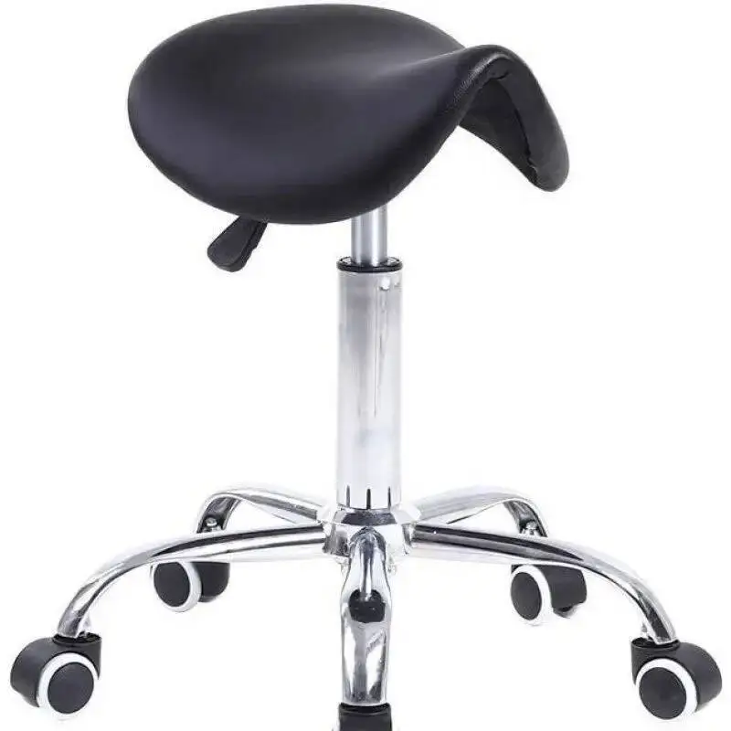 Spinning Manicurist Cosmetology Shop Technician Foot Lift Saddle Stool Dental Saddle Stool Chair Beauty Institute Furniture Hot