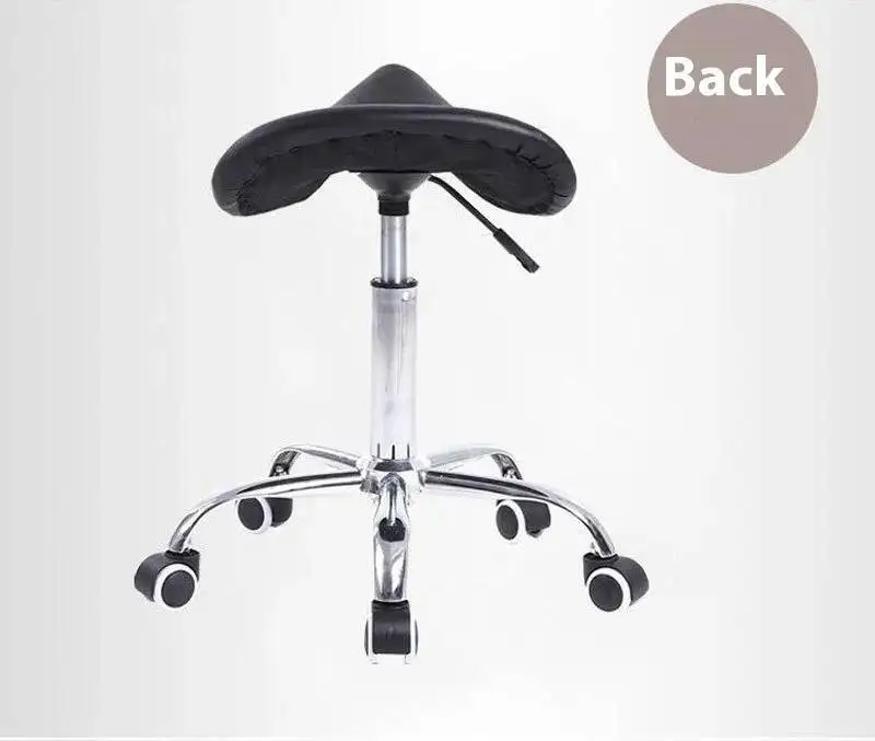 Spinning Manicurist Cosmetology Shop Technician Foot Lift Saddle Stool Dental Saddle Stool Chair Beauty Institute Furniture Hot