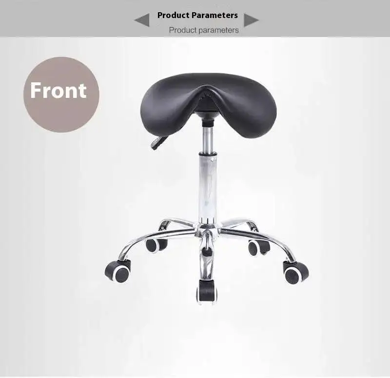 Spinning Manicurist Cosmetology Shop Technician Foot Lift Saddle Stool Dental Saddle Stool Chair Beauty Institute Furniture Hot
