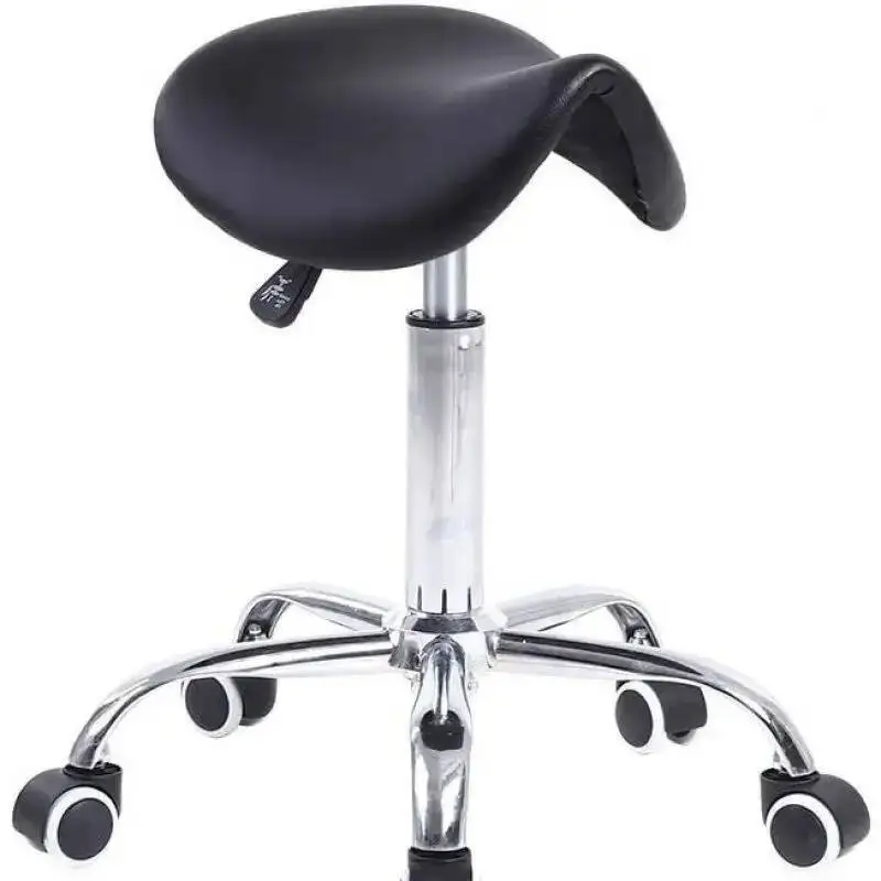 Spinning Manicurist Cosmetology Shop Technician Foot Lift Saddle Stool Dental Saddle Stool Chair Beauty Institute Furniture Hot