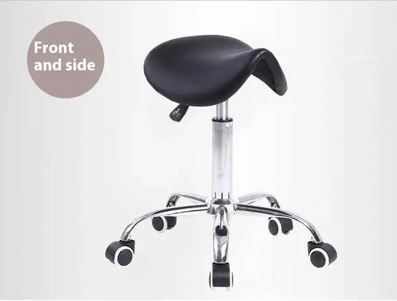 Spinning Manicurist Cosmetology Shop Technician Foot Lift Saddle Stool Dental Saddle Stool Chair Beauty Institute Furniture Hot