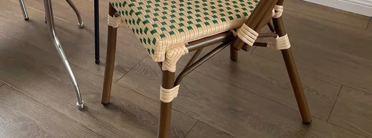 Outdoor Garden Rattan Dining Chairs Kitchen Gaming Wood Designer Dining Chairs Home Relaxing Silla De Madera Outdoor Furniture