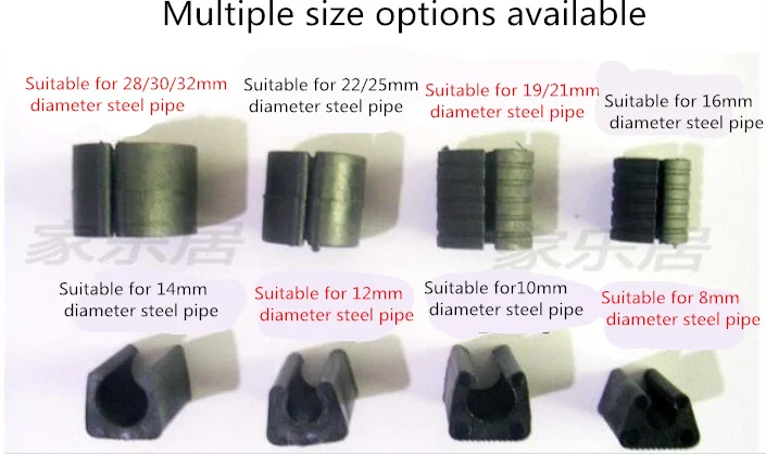 4pcs/lot U Shaped Non-slip Chair Leg Pad Anti-front Tilt Glides Bumper Damper Stool Useful Chair Legs Tube Caps Floor Protector