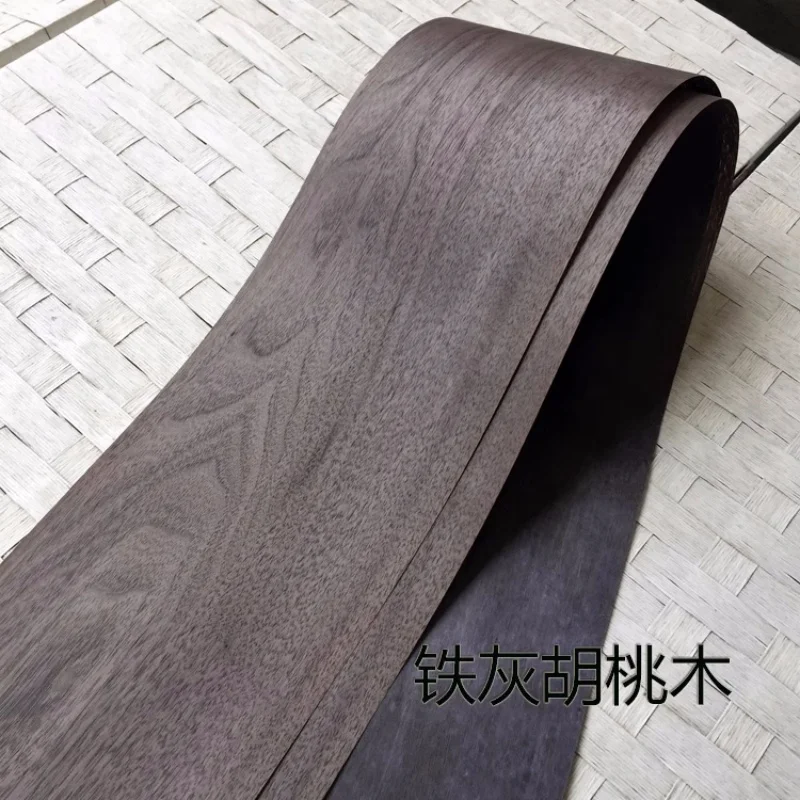 Natural Black walnut Speaker With Veneer And Solid Wood Veneer Furniture Decoration18x250cm Thickness 0.25mm
