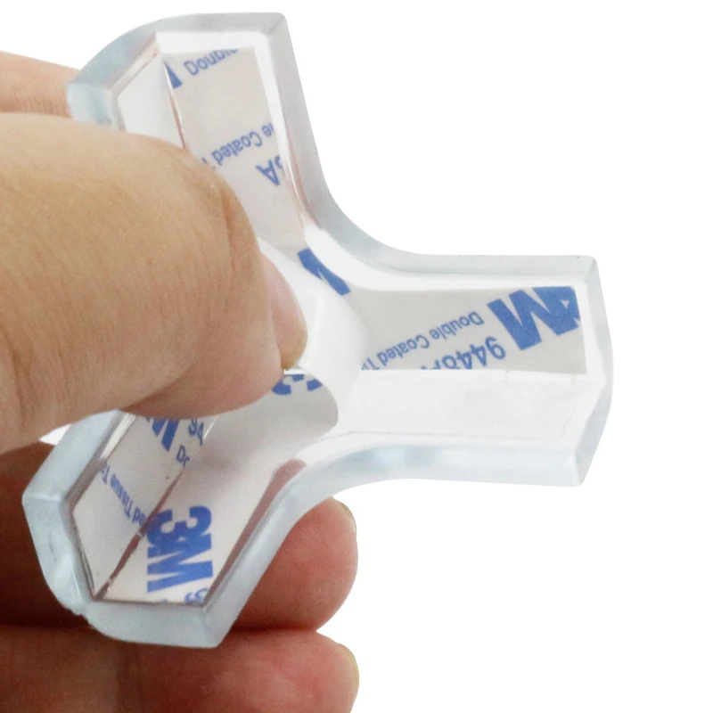 8pcs Child Baby Safety Silicone Protector Table Soft Transparent Children Anti Collision Table Corner Edge Protection Cover